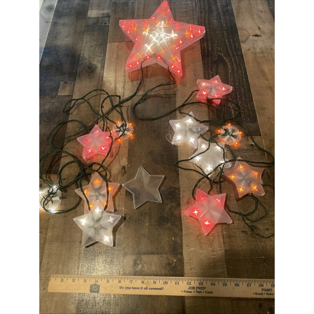 Vintage 1990s Mr. Christmas‎ Shooting Stars Light Set - WORKS - Project/Parts